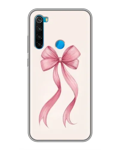Чехол для Xiaomi Redmi Note 8 с картинкой «Розовый бант»