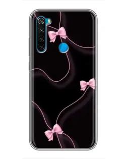 Чехол для Xiaomi Redmi Note 8 с картинкой «Розовые ленты»