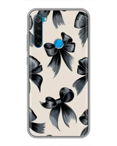 Чехол для Xiaomi Redmi Note 8 с картинкой «Банты Coquette»