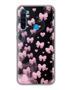 Чехол для Xiaomi Redmi Note 8 с картинкой «Неоновое кружево»