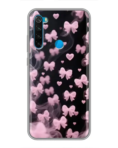 Чехол для Xiaomi Redmi Note 8 с картинкой «Неоновое кружево»
