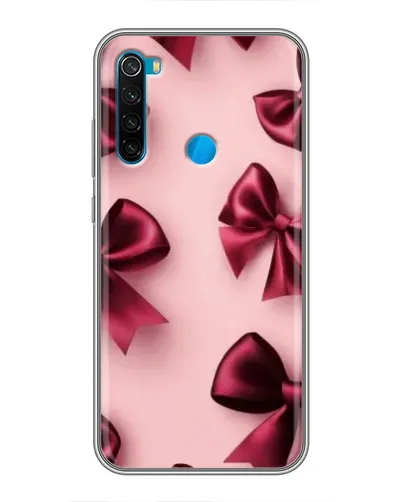 Чехол для Xiaomi Redmi Note 8 с картинкой «Бордовый атлас»