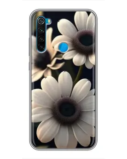 Чехол для Xiaomi Redmi Note 8 с картинкой «Белые маргаритки макро» Чехол для Xiaomi Redmi Note 8 с картинкой «Белые маргаритки макро»
