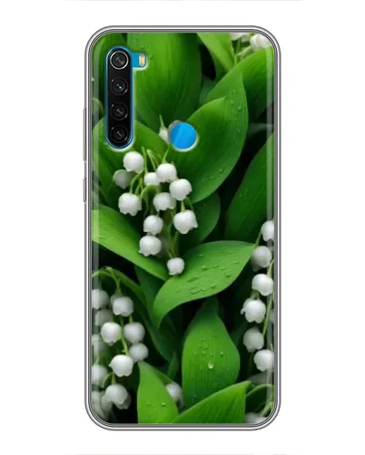Чехол для Xiaomi Redmi Note 8 с картинкой «Ландыши в зелени»