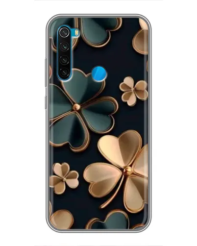 Чехол для Xiaomi Redmi Note 8 с картинкой «Клевер в золоте»