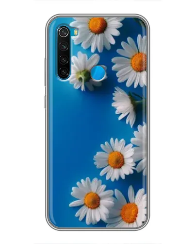 Чехол для Xiaomi Redmi Note 8 с картинкой «Белоснежные маргаритки»