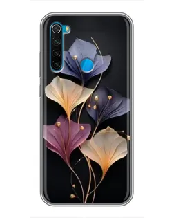 Чехол для Xiaomi Redmi Note 8 с картинкой «Лиловые цветы грации» Чехол для Xiaomi Redmi Note 8 с картинкой «Лиловые цветы грации»