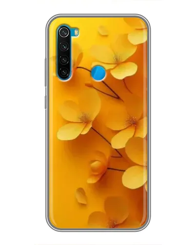Чехол для Xiaomi Redmi Note 8 с картинкой «Золотые лепестки»