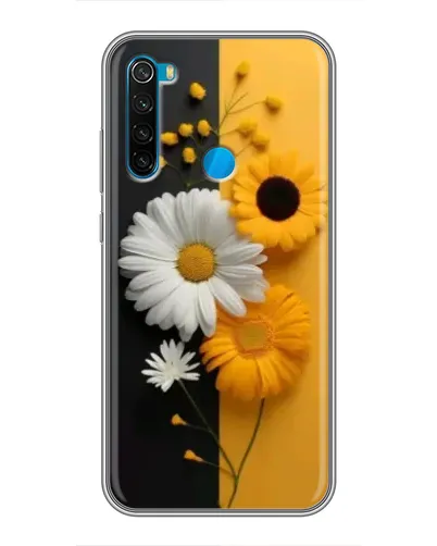 Чехол для Xiaomi Redmi Note 8 с картинкой «Подсолнух и ромашка»