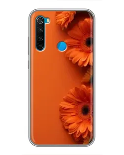 Чехол для Xiaomi Redmi Note 8 с картинкой «Оранжевые герберы» Чехол для Xiaomi Redmi Note 8 с картинкой «Оранжевые герберы»
