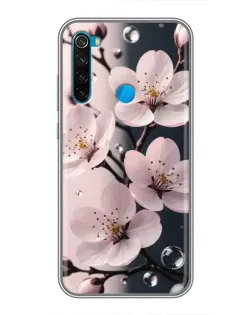Чехол для Xiaomi Redmi Note 8 с картинкой «Нежная сакура и капли» Чехол для Xiaomi Redmi Note 8 с картинкой «Нежная сакура и капли»