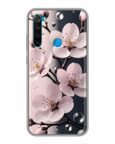 Чехол для Xiaomi Redmi Note 8 с картинкой «Нежная сакура и капли» Чехол для Xiaomi Redmi Note 8 с картинкой «Нежная сакура и капли»
