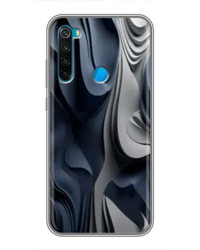 Чехол для Xiaomi Redmi Note 8 с картинкой «Объемные синие складки» Чехол для Xiaomi Redmi Note 8 с картинкой «Объемные синие складки»