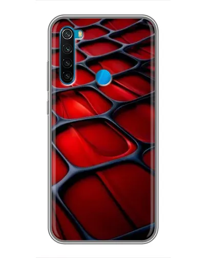 Чехол для Xiaomi Redmi Note 8 с картинкой «Красная глянцевая сетка» Чехол для Xiaomi Redmi Note 8 с картинкой «Красная глянцевая сетка»