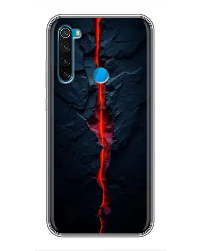 Чехол для Xiaomi Redmi Note 8 с картинкой «Kрасная лавовая трещина» Чехол для Xiaomi Redmi Note 8 с картинкой «Kрасная лавовая трещина»