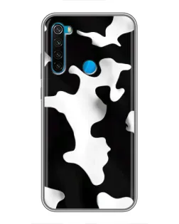 Чехол для Xiaomi Redmi Note 8 с картинкой «Черно-белое пятно»