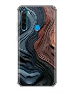 Чехол для Xiaomi Redmi Note 8 с картинкой «Цветные волны каньона»