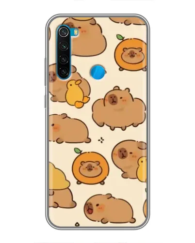 Чехол для Xiaomi Redmi Note 8 с картинкой «Капибары с апельсинами» Чехол для Xiaomi Redmi Note 8 с картинкой «Капибары с апельсинами»