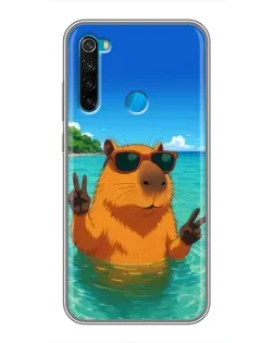 Чохол для Xiaomi Redmi Note 8 з картинкою «Морська капібара» Чохол для Xiaomi Redmi Note 8 з картинкою «Морська капібара»