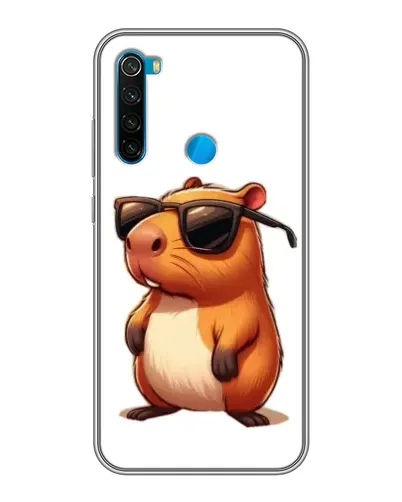 Чехол для Xiaomi Redmi Note 8 с картинкой «Капибара в очках» Чехол для Xiaomi Redmi Note 8 с картинкой «Капибара в очках»