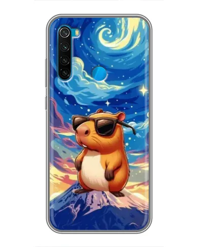 Чехол для Xiaomi Redmi Note 8 с картинкой «Капибара Ван Гога» Чехол для Xiaomi Redmi Note 8 с картинкой «Капибара Ван Гога»