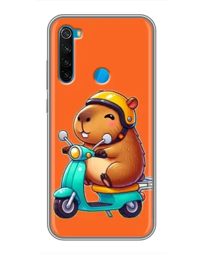 Чехол для Xiaomi Redmi Note 8 с картинкой «Капибара на скутере» Чехол для Xiaomi Redmi Note 8 с картинкой «Капибара на скутере»