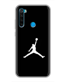 Чохол для Xiaomi Redmi Note 8T з картинкою «Jordan Silhouette»
