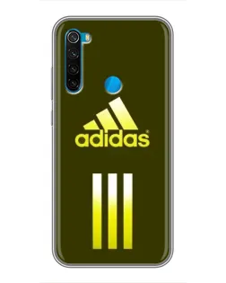 Чехол для Xiaomi Redmi Note 8T с картинкой «Оливковый градиент Adidas»