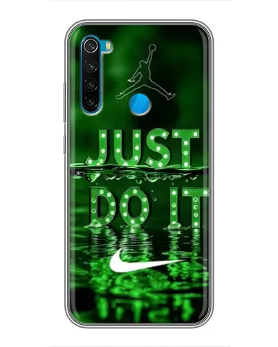 Чехол для Xiaomi Redmi Note 8T с картинкой «Зеленый неоновый Nike»