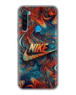 Чехол для Xiaomi Redmi Note 8T с картинкой «Nike в абстракции»