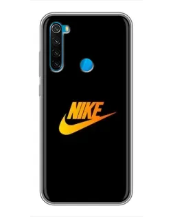Чехол для Xiaomi Redmi Note 8T с картинкой «Золотой логотип Nike»