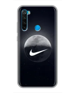 Чехол для Xiaomi Redmi Note 8T с картинкой «Nike в стиле граффити»