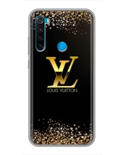 Чехол для Xiaomi Redmi Note 8T с картинкой «LV — золотые искры»