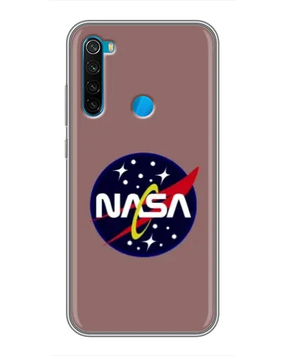 Чехол для Xiaomi Redmi Note 8T с картинкой «NASA — ретро космос»