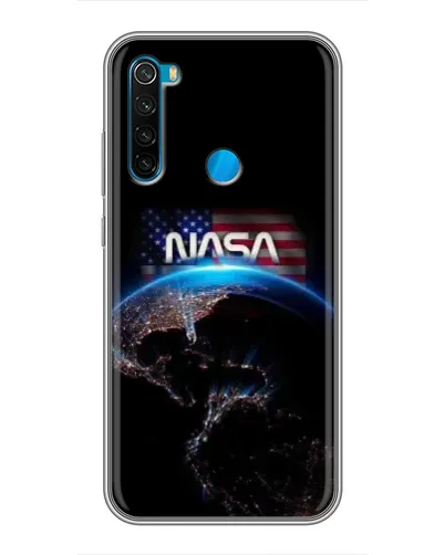 Чехол для Xiaomi Redmi Note 8T с картинкой «Земля из космоса NASA»