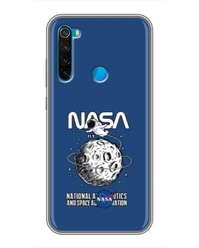 Чехол для Xiaomi Redmi Note 8T с картинкой «NASA — лунная миссия»