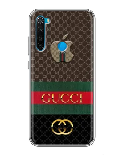Чехол для Xiaomi Redmi Note 8T с картинкой «Gucci — брендированный десерт» Чехол для Xiaomi Redmi Note 8T с картинкой «Gucci — брендированный десерт»