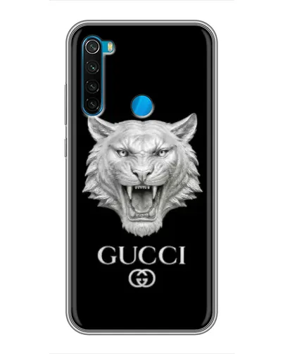 Чохол для Xiaomi Redmi Note 8T з картинкою «Gucci — срібний лев» Чохол для Xiaomi Redmi Note 8T з картинкою «Gucci — срібний лев»