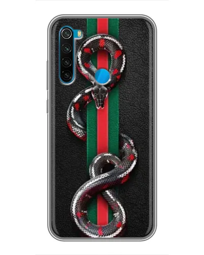 Чохол для Xiaomi Redmi Note 8T з картинкою «Gucci — змія на смузі» Чохол для Xiaomi Redmi Note 8T з картинкою «Gucci — змія на смузі»