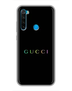 Чохол для Xiaomi Redmi Note 8T з картинкою «Gucci — неоновий мінімалізм»