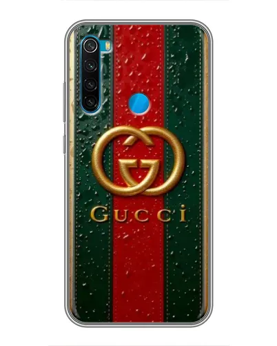 Чохол для Xiaomi Redmi Note 8T з картинкою «Gucci — фірмова смуга та золото» Чохол для Xiaomi Redmi Note 8T з картинкою «Gucci — фірмова смуга та золото»
