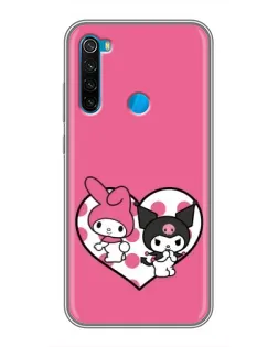 Чехол для Xiaomi Redmi Note 8T с картинкой «Kuromi и My Melody» Чехол для Xiaomi Redmi Note 8T с картинкой «Kuromi и My Melody»