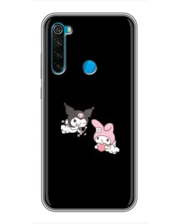 Чехол для Xiaomi Redmi Note 8T с картинкой «My Melody и Kuromi» Чехол для Xiaomi Redmi Note 8T с картинкой «My Melody и Kuromi»