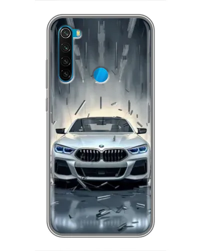 Чехол для Xiaomi Redmi Note 8T с картинкой «BMW в свете фар»