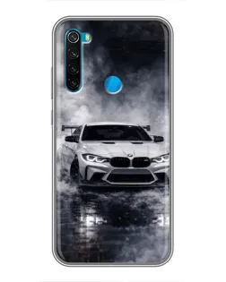 Чехол для Xiaomi Redmi Note 8T с картинкой «BMW сквозь туман»