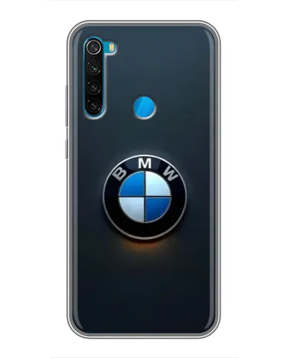 Чехол для Xiaomi Redmi Note 8T с картинкой «Логотип BMW — минимализм»