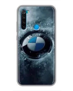 Чохол для Xiaomi Redmi Note 8T з картинкою «Логотип BMW — лід»