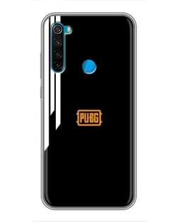 Чехол для Xiaomi Redmi Note 8T с картинкой «PUBG — вертикальные линии»