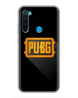 Чехол для Xiaomi Redmi Note 8T с картинкой «PUBG — рамка лого»