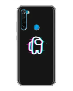Чохол для Xiaomi Redmi Note 8T з картинкою «Among Us неон»